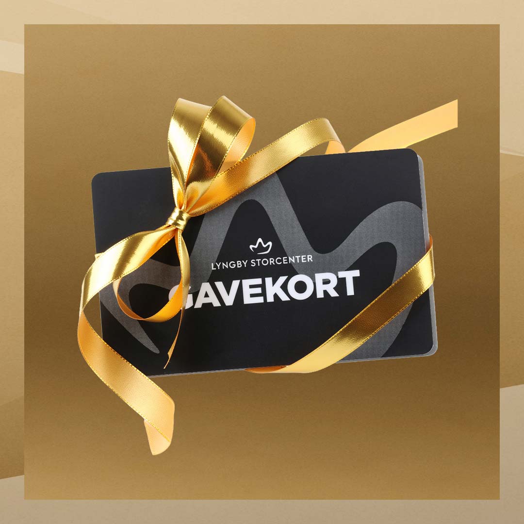 lyngby storcenter gavekort med baand omkring sig